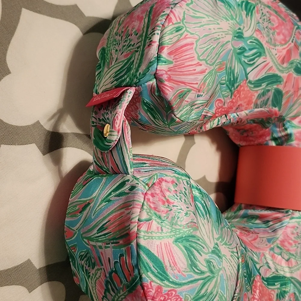 Lilly pulitzer sleep pillow and eye mask set - Picture 2 of 7